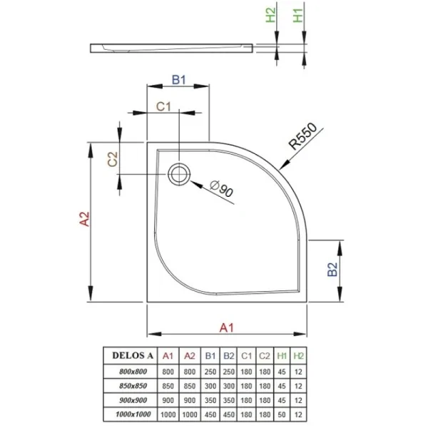 Техническая документация RADAWAY Delos A