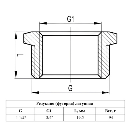 Редукция (футорка) латунная_6