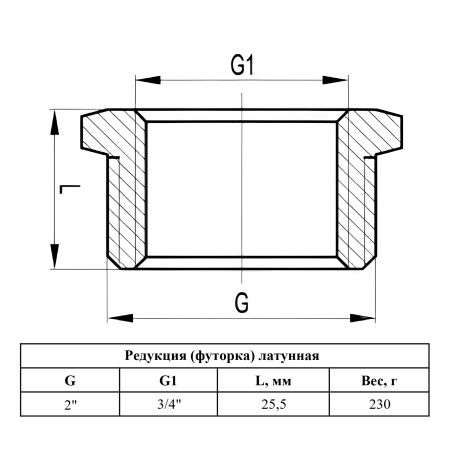 Редукция (футорка) латунная_13